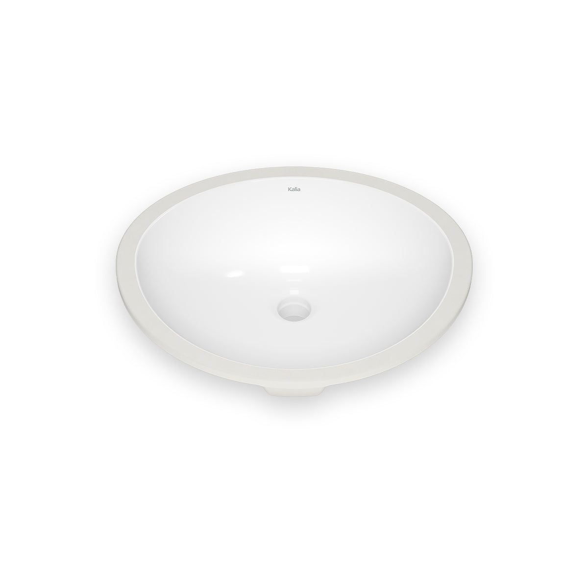 Kalia CESKA Undermount Oval Porcelain Washbasin with Neopur Coating for Undermount Installation White FU2115-240