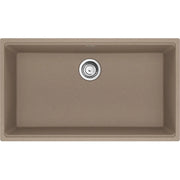 Franke 33.0-in. x 18.94-in. Granite Single Bowl Kitchen Sink Oyster - Plumbing Market