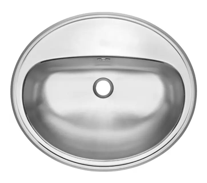 Franke OV1821-5-1 Vanity basin with ledge, overflow - Plumbing Market