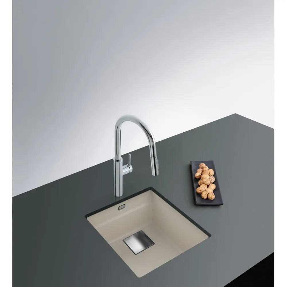Franke Peak 14" Undermount Single Bowl Bar/Prep Granite Sink in Champagne - Plumbing Market