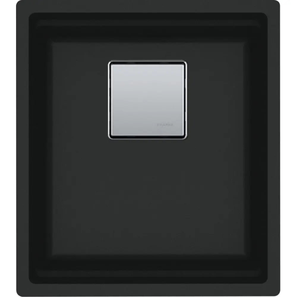 Franke Peak 14" Undermount Single Bowl Bar/Prep Granite Sink in Matte Black - Plumbing Market