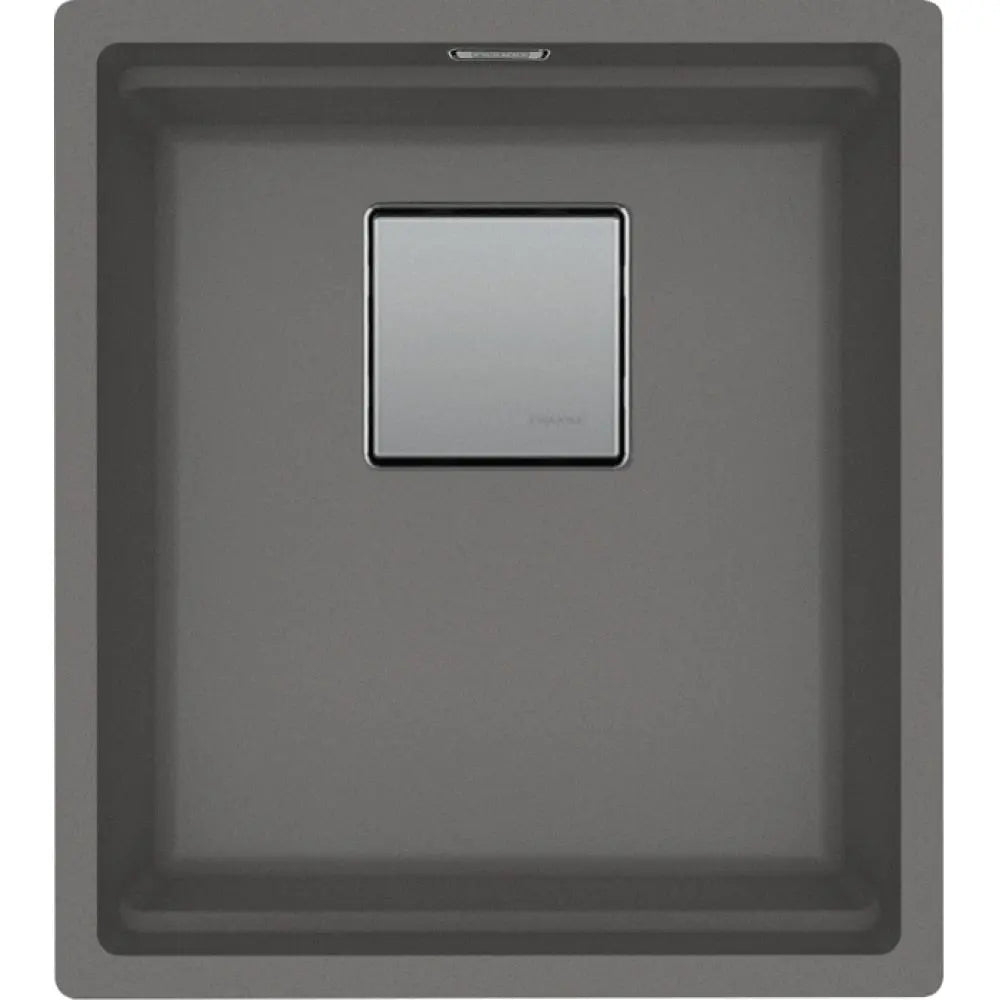 Franke Peak 14" Undermount Single Bowl Bar/Prep Granite Sink in Stone Gray - Plumbing Market