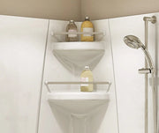 Freestyle 40 Neo-Angle 40 x 40 Acrylic Corner Center Drain Two-Piece Shower in White - Plumbing Market