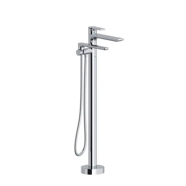 Fresk™ Thermostatic Single  Hole Floor Mount Tub Filler Trim - Plumbing Market