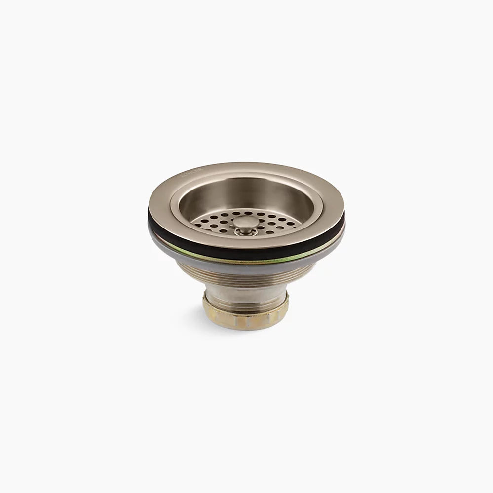 Kohler Duostrainer Sink drain and strainer basket, less tailpiece K-8799-BV - Plumbing Market