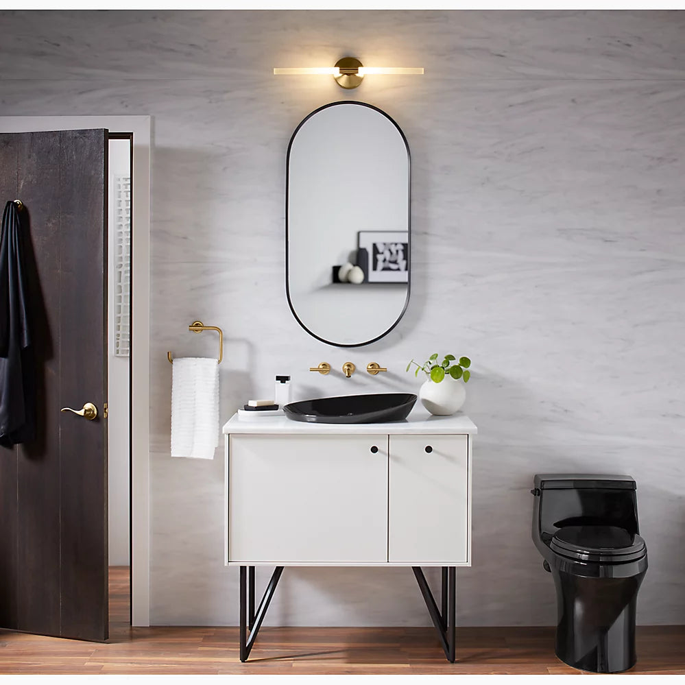 Kohler Jute 36" wall-hung bathroom vanity cabinet K-99543-R-1WA - Plumbing Market