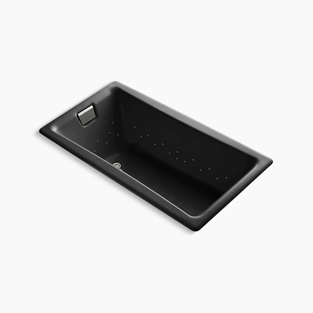Kohler Tea-for-Two 60" x 32" drop-in Heated BubbleMassage air bath K-852-GHBN-7 - Plumbing Market
