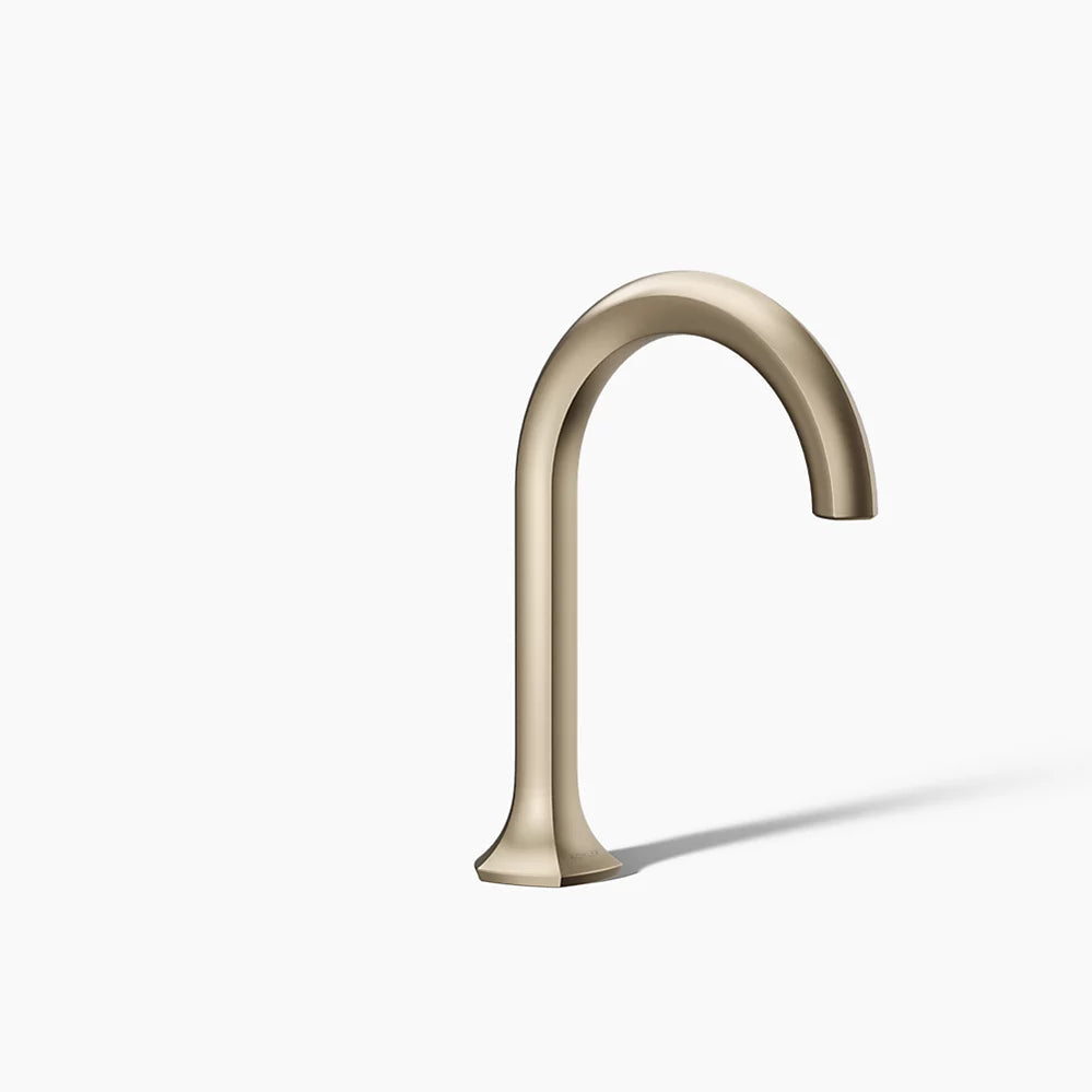 Kohler Occasion Bathroom sink faucet spout with Cane design, 0.5 gpm K-27008-N-BV - Plumbing Market