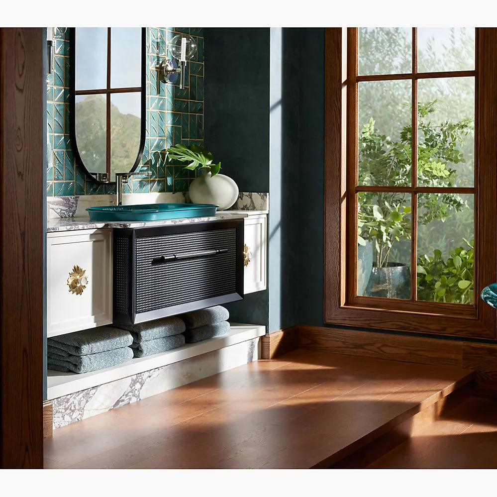 Kohler Essential 22" x 60" capsule framed mirror K-31373-BGL - Plumbing Market