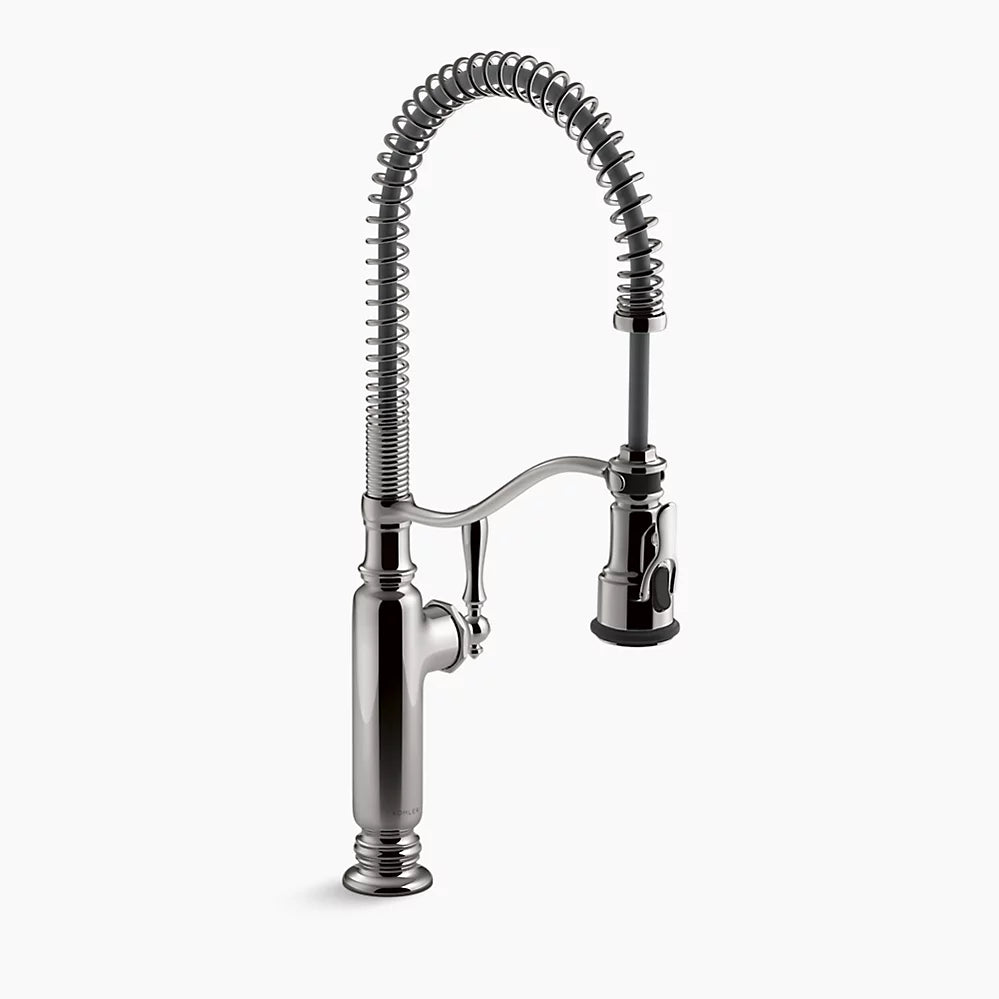 Kohler Tournant Semi-professional kitchen sink faucet with three-function sprayhead K-77515-TT - Plumbing Market