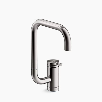 Kohler Components Single-handle bar sink faucet with two-function extended-reach spout K-28290-TT - Plumbing Market