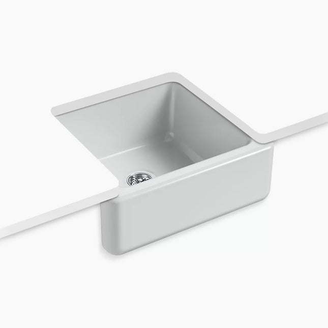 Kohler Whitehaven 23-1/2" undermount single-bowl farmhouse kitchen sink K-5665-95 - Plumbing Market