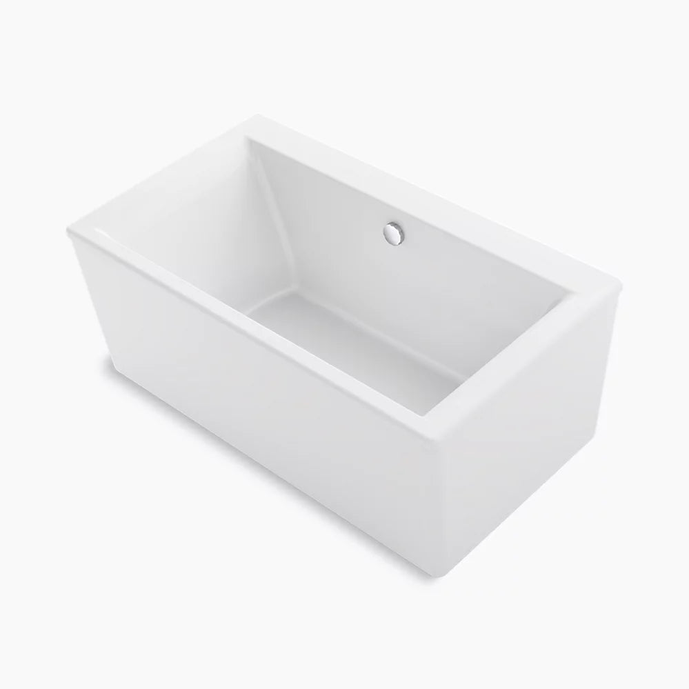 Kohler Stargaze 60" x 34" freestanding bath with straight shroud K-24010-0 - Plumbing Market