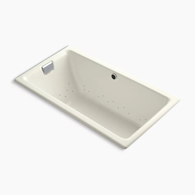 Kohler Tea-for-Two 66" x 36" drop-in Heated BubbleMassage air bath K-856-GHCP-96 - Plumbing Market