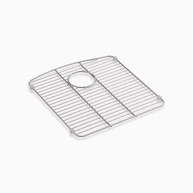 Kohler Kennon Large stainless steel sink rack, 16-1/2" x 15-3/16" K-80047-ST - Plumbing Market