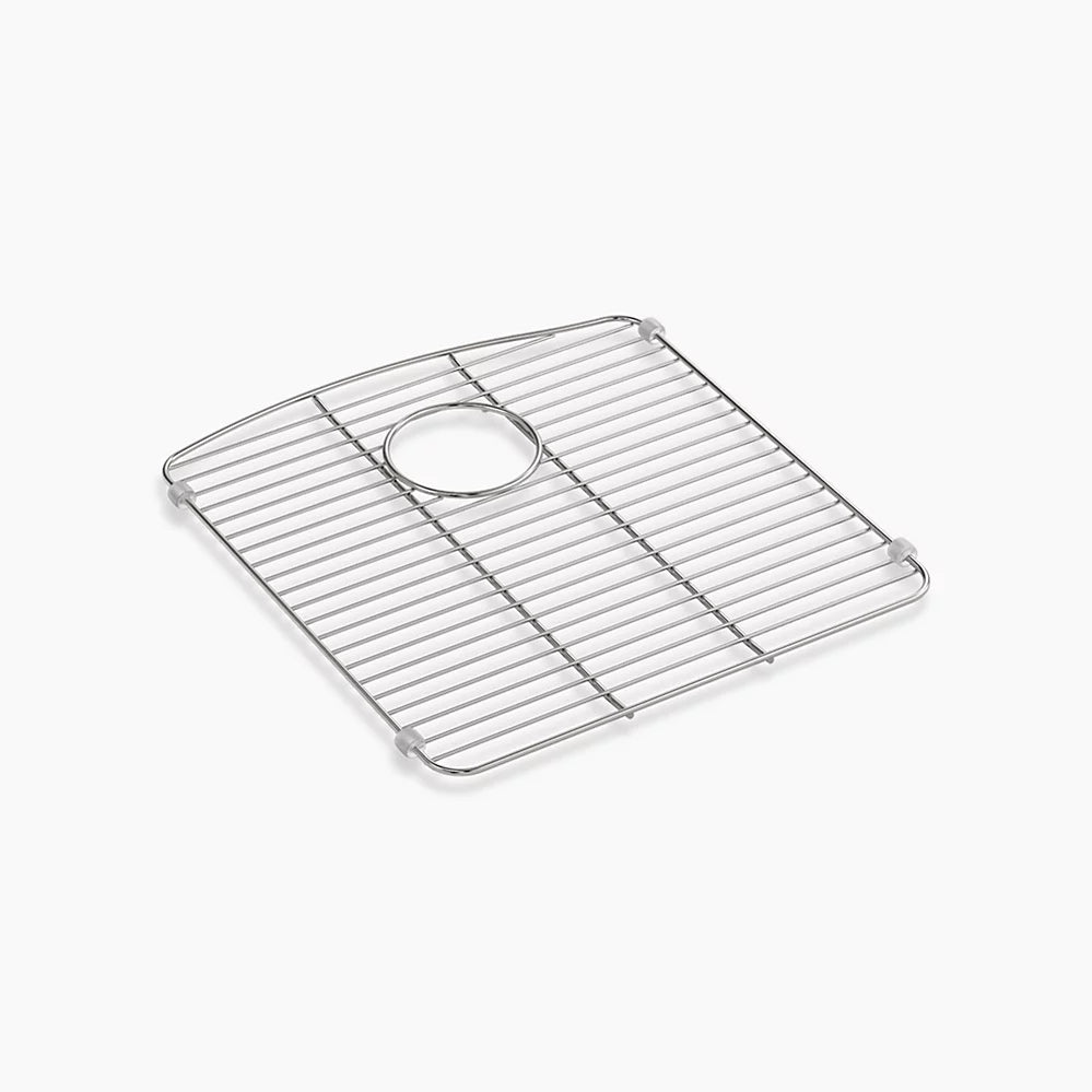 Kohler Kennon Large stainless steel sink rack, 16-1/2" x 15-3/16" K-80047-ST - Plumbing Market