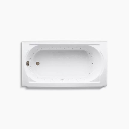 Kohler Memoirs 60" x 33-3/4" alcove BubbleMassage air bath, left drain K-723-GBN-0 - Plumbing Market