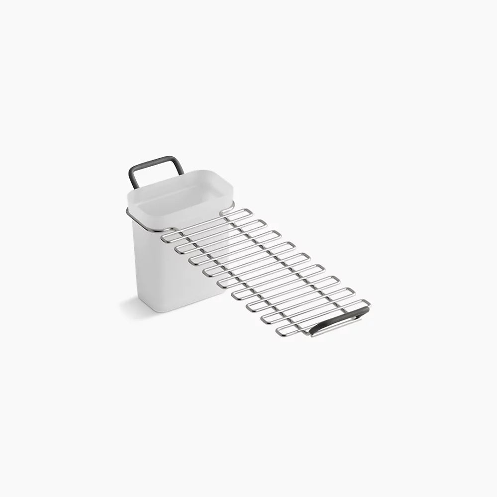 Kohler Riverby Utility rack with soaking cup K-6194-ST - Plumbing Market
