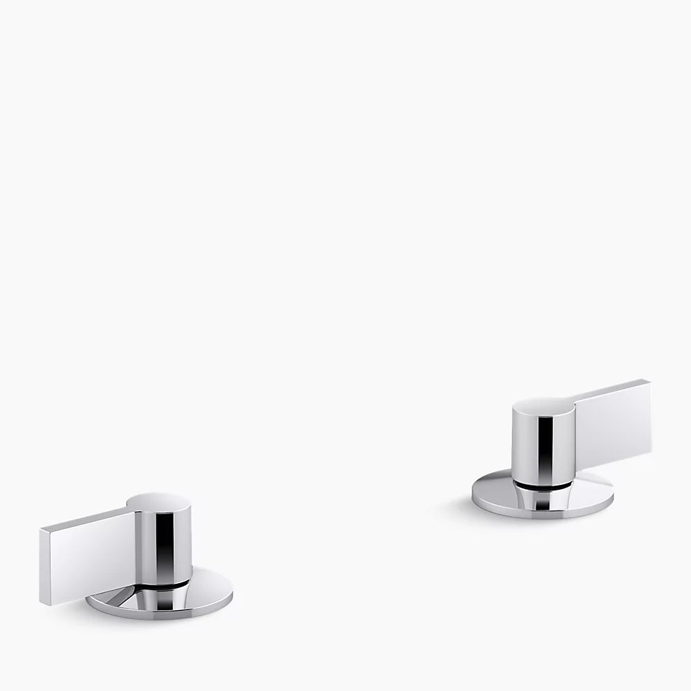 Kohler Components 2H Bathroom Bath Fill Handles Lvr 77990-4-CP - Plumbing Market