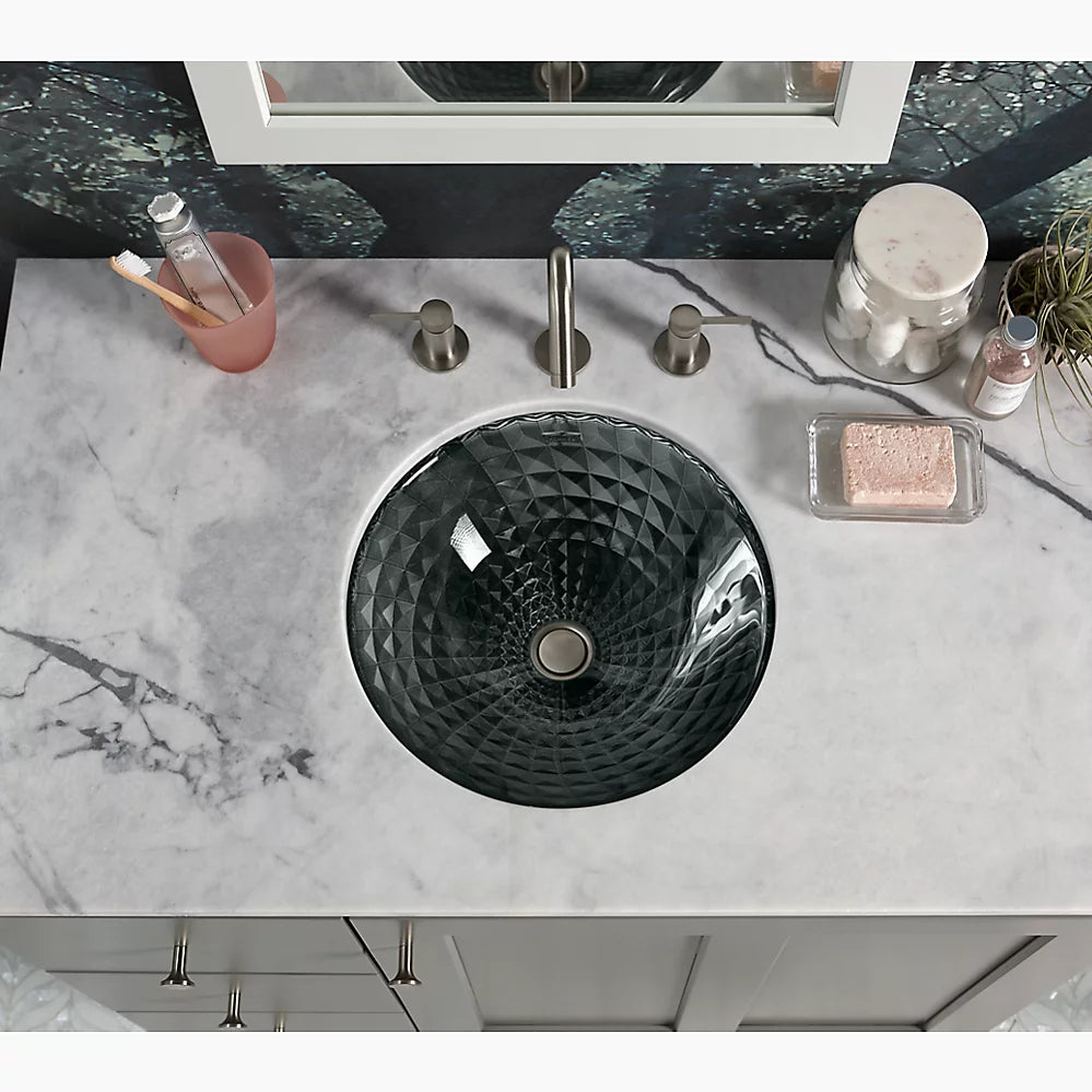 Kohler Kallos Glass Lav (Trans Sandalwood) 2361-TG7 - Plumbing Market