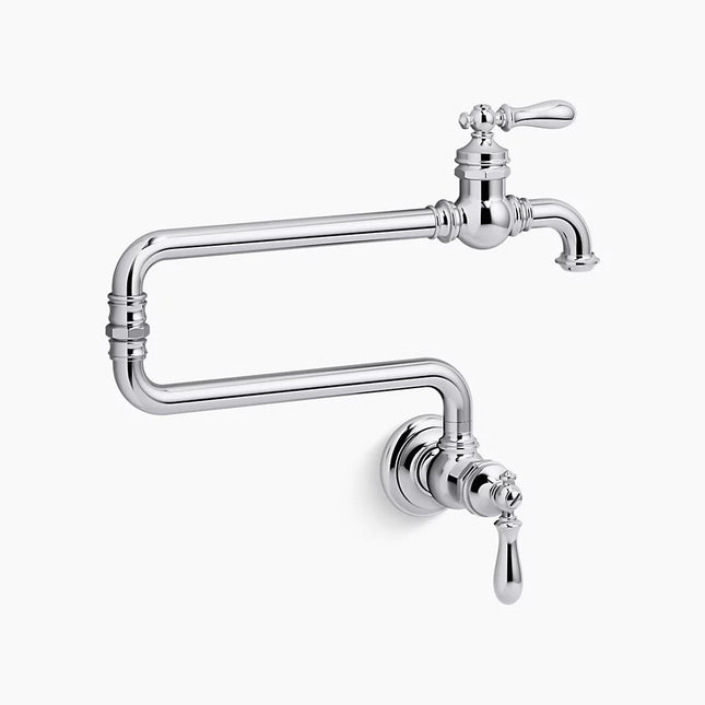 Kohler Artifacts Wall-mount pot filler K-99270-CP - Plumbing Market