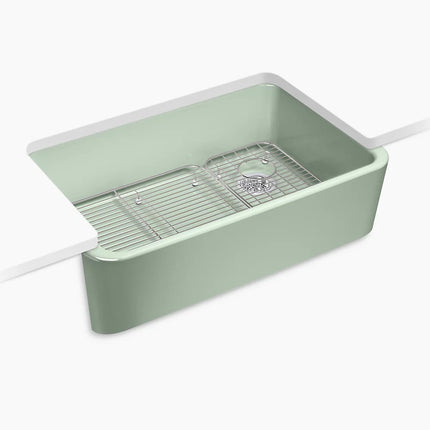 Kohler Ironridge 34" undermount single-bowl farmhouse kitchen sink K-24268-42 - Plumbing Market