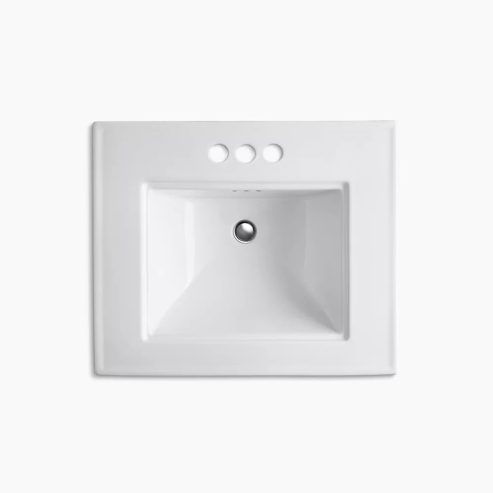 Kohler Memoirs Stately 24  Pedestal Lavatory 2344-4-NY - Plumbing Market