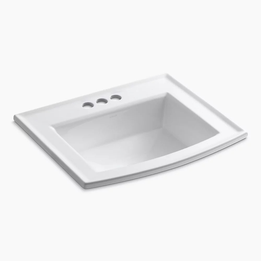 Kohler Archer Lavatory, Self Rimming, 4 Cc 2356-4-0 - Plumbing Market