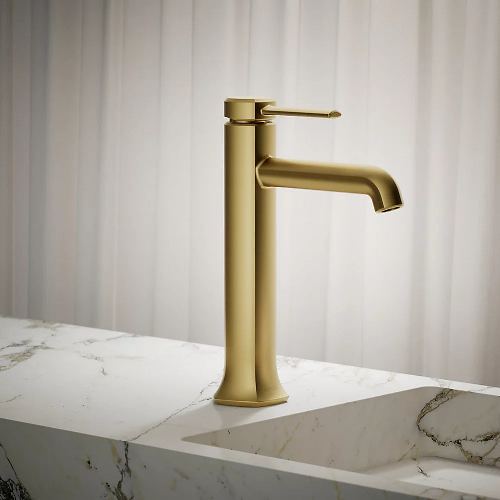 Kohler Occasion Tall single-handle bathroom sink faucet, 0.5 gpm K-27003-4N-2MB - Plumbing Market
