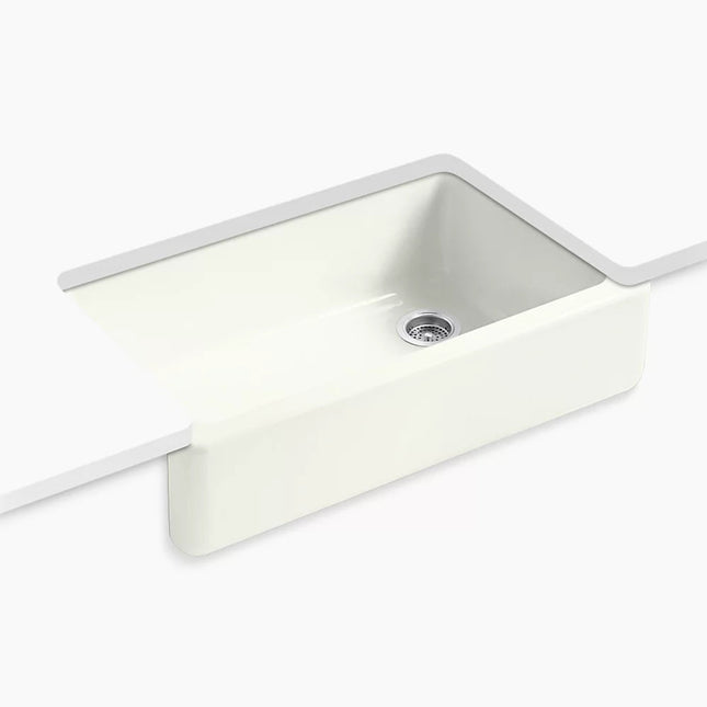 Kohler Whitehaven 35-3/4" undermount single-bowl farmhouse kitchen sink K-6489-NY - Plumbing Market