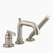 Kohler Castia 1H Bathroom Bath Filler W/Handshower 35913-4-BN - Plumbing Market
