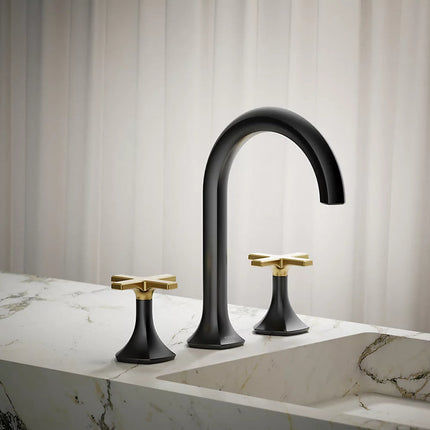 Kohler Occasion Cross bathroom sink faucet handles K-27010-3-BMB - Plumbing Market