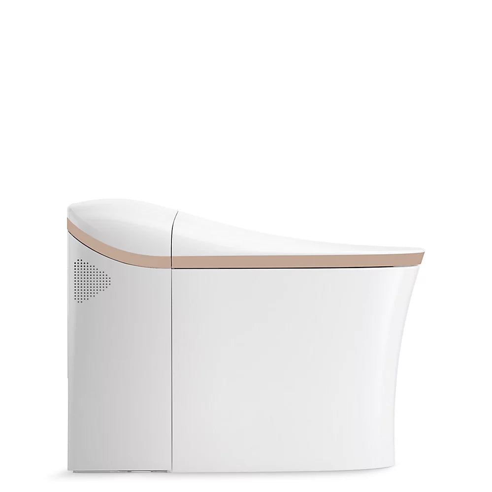 Kohler Eir One-piece elongated smart toilet, dual-flush K-77795-0RG - Plumbing Market