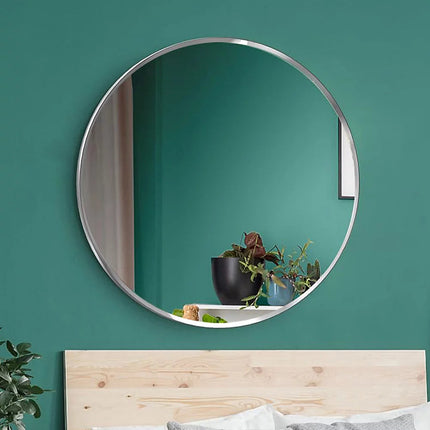Kohler Essential 28" round framed mirror K-26050-CPL - Plumbing Market