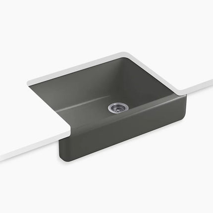 Kohler Whitehaven 29-1/2" undermount single-bowl farmhouse kitchen sink K-6486-58 - Plumbing Market