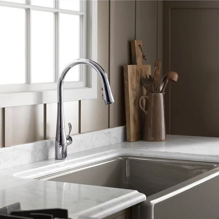 Kohler Whitehaven Smart Divide 35-3/4" undermount double-bowl farmhouse kitchen sink K-6427-FF - Plumbing Market