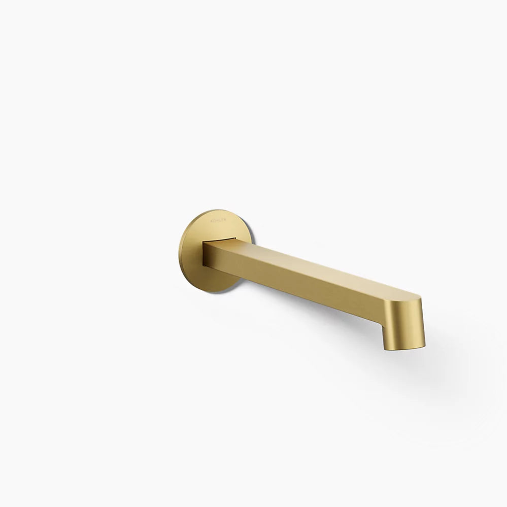 Kohler Components Wall-mount bathroom sink faucet spout with Row design, 1.2 gpm K-T23889-2MB - Plumbing Market