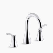 Kohler Simplice Widespread bathroom sink faucet, 0.5 gpm K-27390-4N-CP - Plumbing Market
