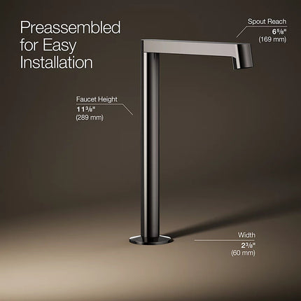 Kohler Components Bathroom sink faucet spout with Row design, 1.2 gpm K-23887-TT - Plumbing Market