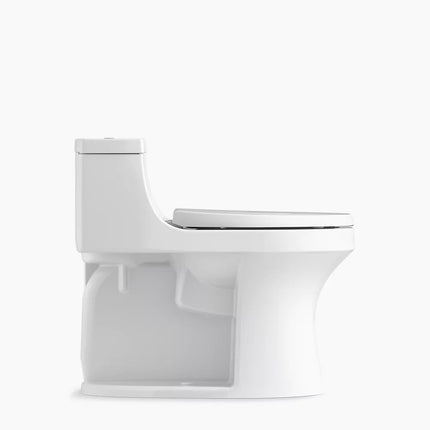 Kohler San Souci One-piece compact elongated toilet with concealed trapway, 1.28 gpf - Plumbing Market