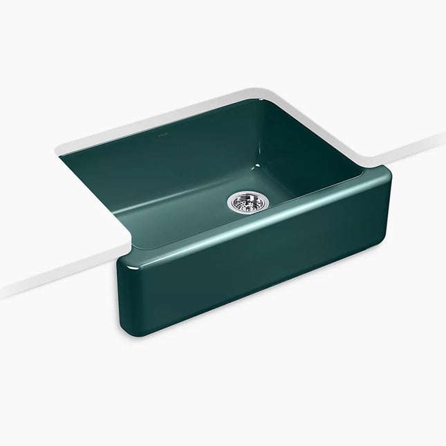 Kohler Whitehaven 29-3/4" undermount single-bowl farmhouse kitchen sink K-6487-17 - Plumbing Market