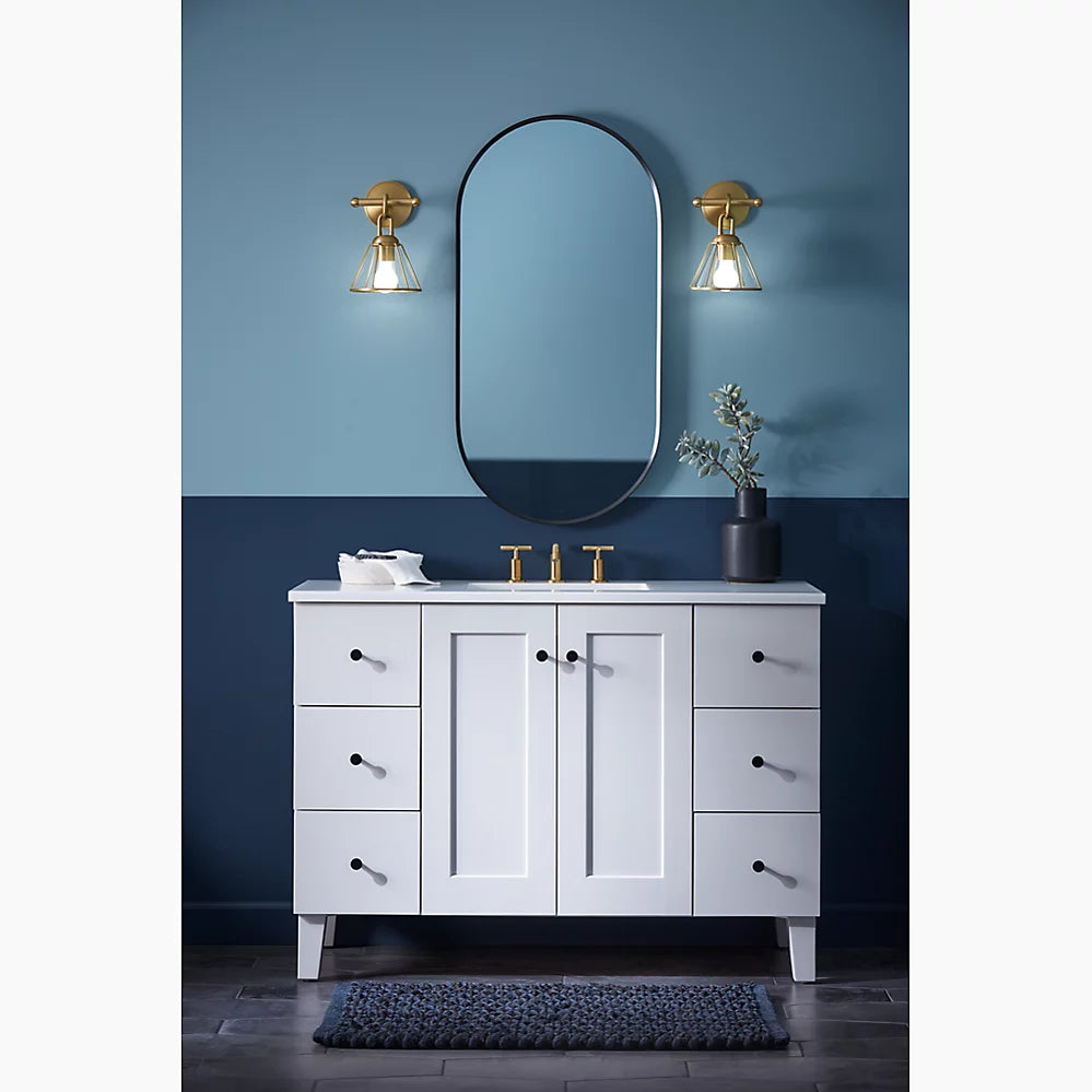 Kohler Poplin 48" bathroom vanity cabinet K-99535-LG-1WA - Plumbing Market