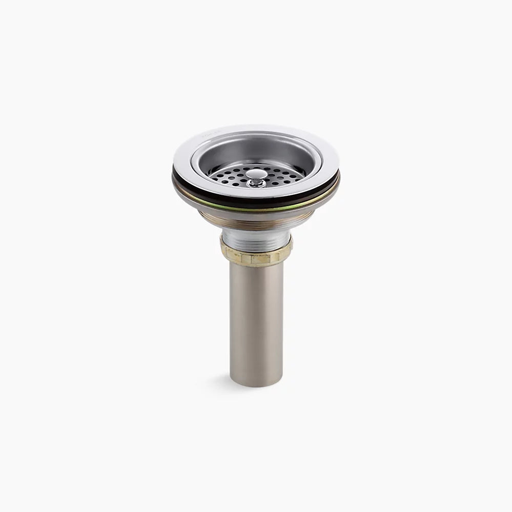 Kohler Duostrainer Sink drain and strainer with tailpiece K-8801-CP - Plumbing Market