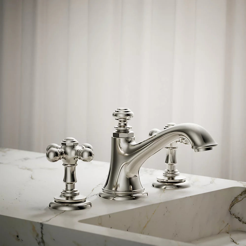 Kohler Artifacts Cross bathroom sink faucet handles K-98068-3-SN - Plumbing Market