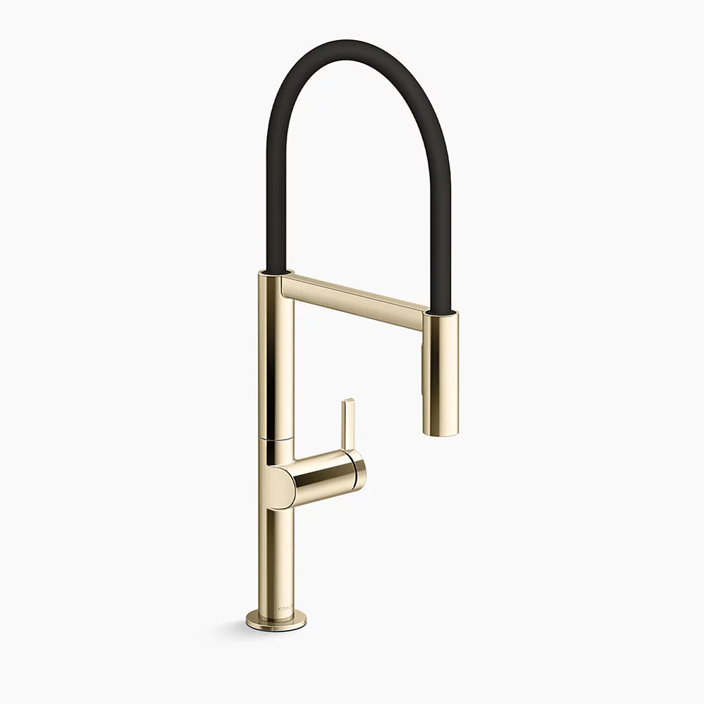 Kohler Components Semi-professional kitchen sink faucet with two-function sprayhead K-28267-AF - Plumbing Market