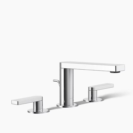 Kohler Composed Widespread bathroom sink faucet with Lever handles, 1.2 gpm K-73060-4-CP - Plumbing Market