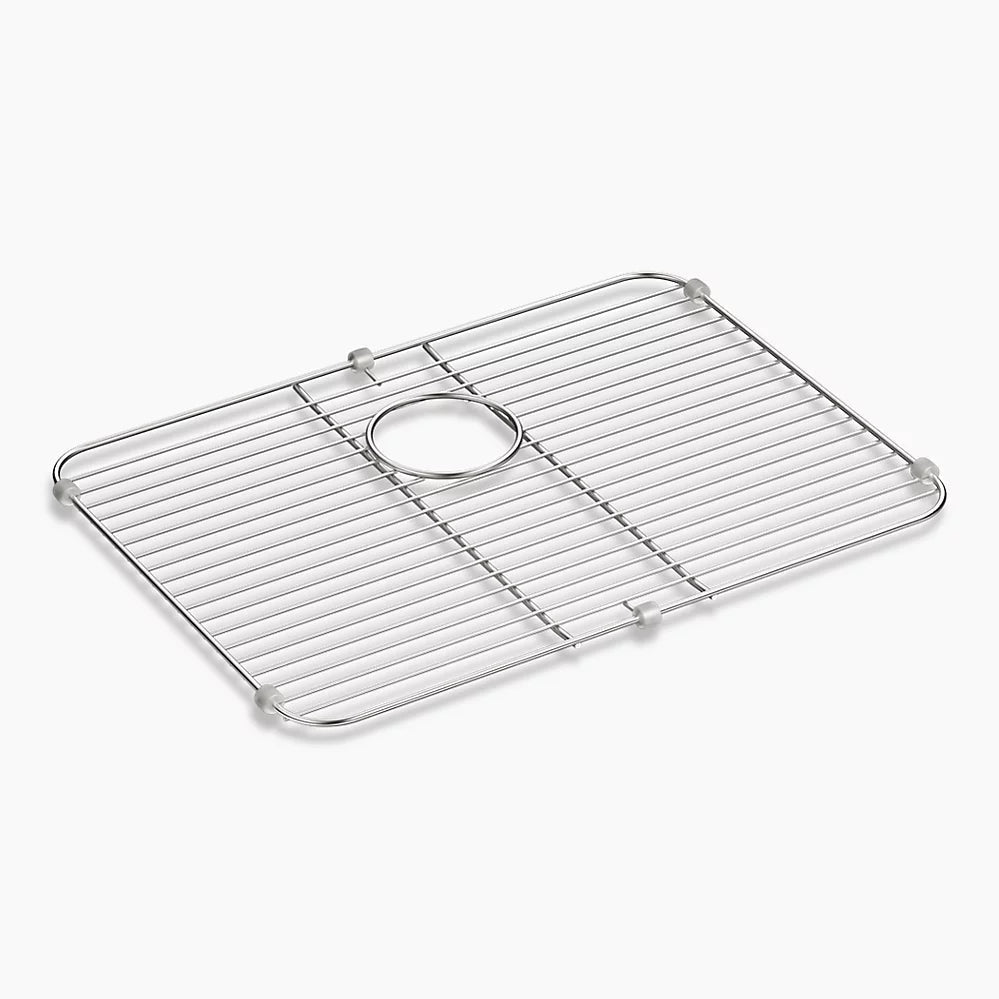 Kohler Undertone Preserve Stainless steel sink rack, 21-1/8" x 15-3/4" for K-3325-NA, K-3332-NA Undertone and K-3325-HCF Undertone Preserve sinks K-6391-ST - Plumbing Market