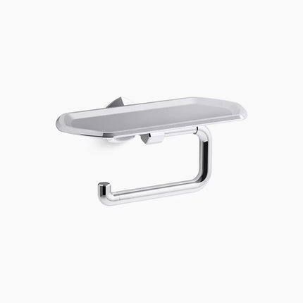 Kohler Occasion Toilet paper holder with tray K-27128-CP - Plumbing Market