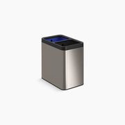 Kohler 22-liter dual-compartment open-top trash can K-31315-ST - Plumbing Market