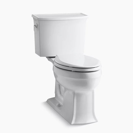Kohler Archer Comfort Height Two Piece Elongated Toilet 1.28 GPF - Plumbing Market